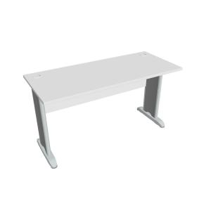 Pracovný stôl Cross, 140x75,5x60 cm, biely/kov