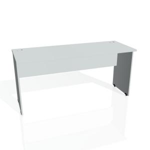 Pracovný stôl Gate, 160x75,5x60 cm, sivý/sivý