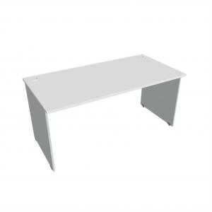 Pracovný stôl Gate, 160x75,5x80 cm, biely/sivý