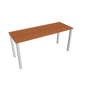 Pracovný stôl Uni, 160x75,5x60 cm, čerešňa/sivá