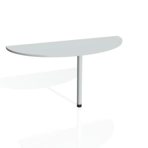 Doplnkový stôl Gate, 160x75,5x60 cm, sivá/kov