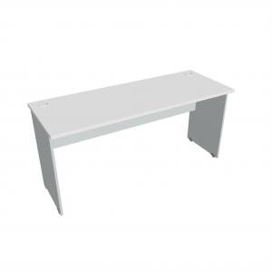 Pracovný stôl Gate, 160x75,5x60 cm, biely/sivý