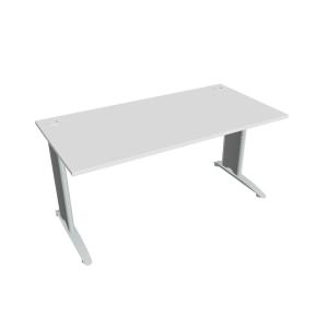 Pracovný stôl Flex, 160x75,5x80 cm, biely/kov