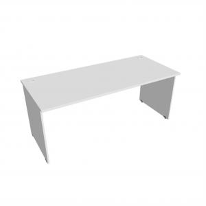 Pracovný stôl Gate, 180x75,5x80 cm, biely/biely