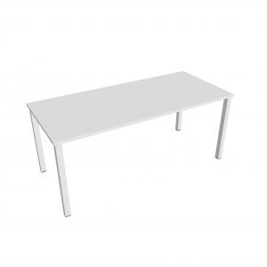 Rokovací stôl Uni, 180x75,5x80 cm, biela/biela