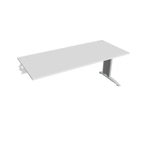 Pracovný stôl Flex, 180x75,5x80 cm, biely/kov