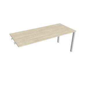 Rokovací stôl Uni k pozdĺ. reťazeniu, 180x75,5x80 cm, agát/sivá