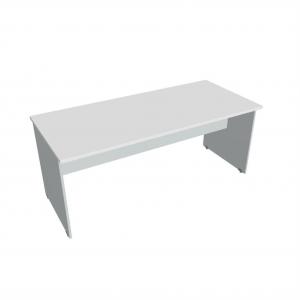 Rokovací stôl Gate, 180x75,5x80 cm, biely/sivý