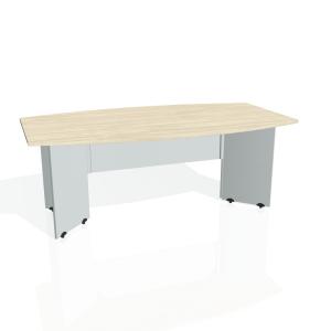 Rokovací stôl Gate, 200x75,5x110 cm, agát/sivá