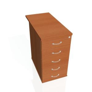 Kontajner 5-zásuvkový naprieč 80cm čerešňa