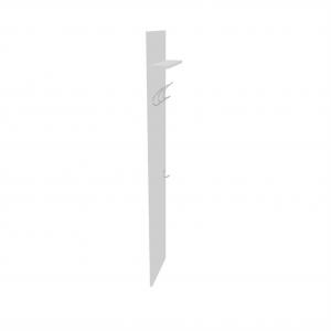 Vešiaková stena Hobis, 185 cm, biela