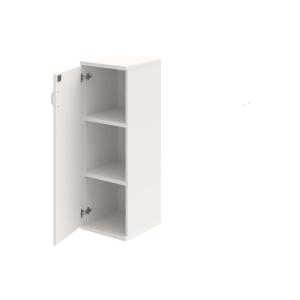 Policová skriňa Strong, zámok, L, 40x115,2x40 cm, biela/biela