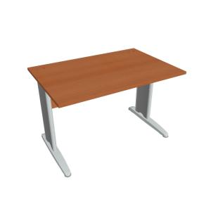 Pracovný stôl Cross, 120x75,5x80 cm,čerešňa/kov