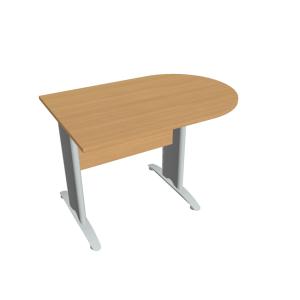 Doplnkový stôl Cross, 120x75,5x80 cm, buk/kov