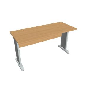 Pracovný stôl Cross, 140x75,5x60 cm, buk/kov