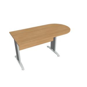 Doplnkový stôl Cross, 160x75,5x80 cm, dub/kov