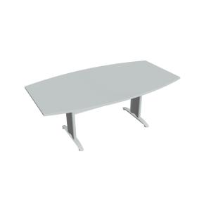 Rokovací stôl Cross, 200x75,5x110 cm, sivý/kov