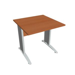 Pracovný stôl Cross, 80x75,5x80 cm, čerešňa/kov