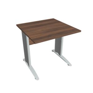 Pracovný stôl Cross, 80x75,5x80 cm, orech/kov