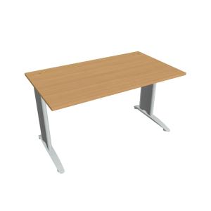 Pracovný stôl Flex, 140x75,5x80 cm, buk/kov