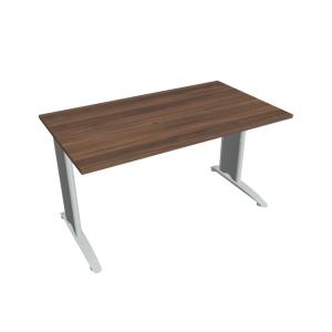 Pracovný stôl Flex, 140x75,5x80 cm, orech/kov