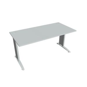 Pracovný stôl Flex, 160x75,5x80 cm, sivý/kov