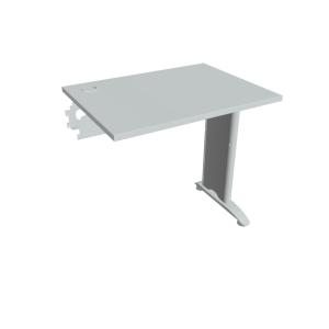 Pracovný stôl Flex, 80x75,5x60 cm, sivý/kov
