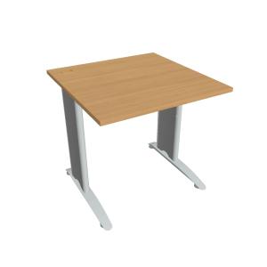 Pracovný stôl Flex, 80x75,5x80 cm, buk/kov