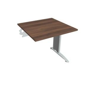 Pracovný stôl Flex, 80x75,5x80 cm, orech/kov