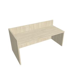 Recepčný pult ASSIST 200 ľavý, 207 x 80 (100) x 74 (100) cm, agát