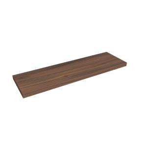 Polica na recepčný pult ASSIST lamino, 100 x 30 cm, orech