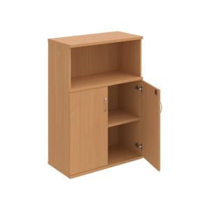 Policová skriňa Strong, zámok, 80x115,2x40 cm, buk/buk
