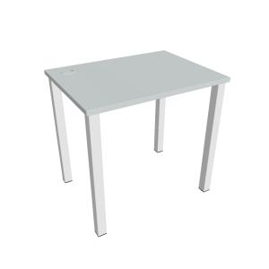 Pracovný stôl Uni, 80x75,5x60 cm, sivá/biela