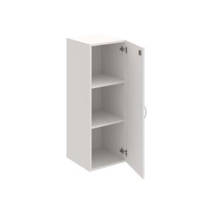 Policová skriňa Drive, zámok, 40x111,0x42 cm, biela/biela