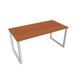 Rokovací stôl UNI O, 160x75,5x80 cm, čerešňa/sivá