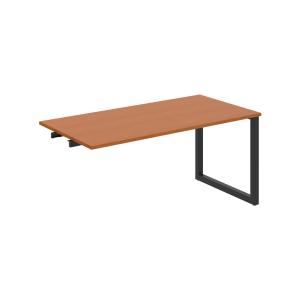 Rokovací stôl UNI O, k pozdĺ. reťazeniu, 160x75,5x80 cm, čerešňa/čierna