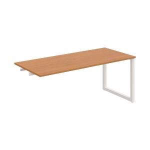 Rokovací stôl UNI O, k pozdĺ. reťazeniu, 180x75,5x80 cm, jelša/biela