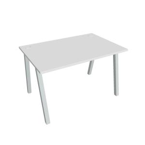 Pracovný stôl UNI A, 120x75,5x80 cm, biela/sivá