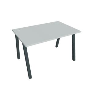 Pracovný stôl UNI A, 120x75,5x80 cm, sivá/čierna