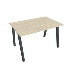 Pracovný stôl UNI A, 120x75,5x80 cm, agát/čierna