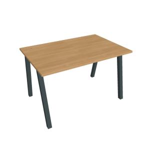 Pracovný stôl UNI A, 120x75,5x80 cm, dub/čierna
