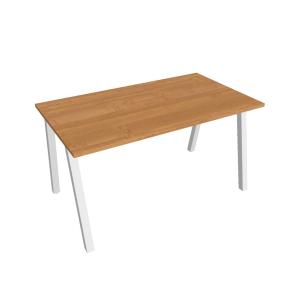 Pracovný stôl UNI A, 140x75,5x80 cm, jelša/biela