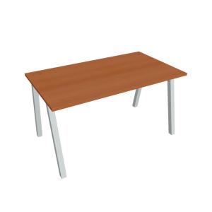 Pracovný stôl UNI A, 140x75,5x80 cm, čerešňa/sivá