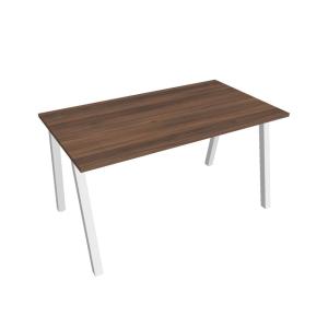 Pracovný stôl UNI A, 140x75,5x80 cm, orech/biela