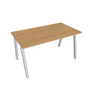 Pracovný stôl UNI A, 140x75,5x80 cm, dub/sivá