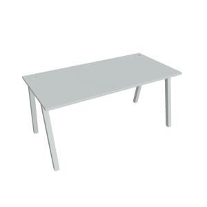 Pracovný stôl UNI A, 160x75,5x80 cm, sivá/sivá