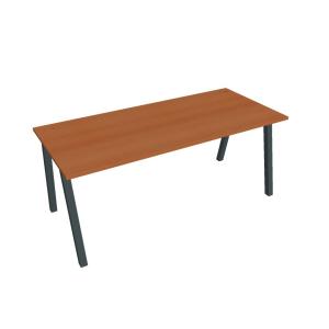 Pracovný stôl UNI A, 180x75,5x80 cm, čerešňa/čierna