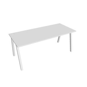 Pracovný stôl UNI A, 180x75,5x80 cm, biela/biela