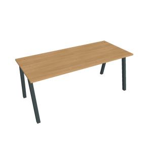 Pracovný stôl UNI A, 180x75,5x80 cm, dub/čierna