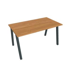 Rokovací stôl UNI A, 140x75,5x80 cm, jelša/čierna